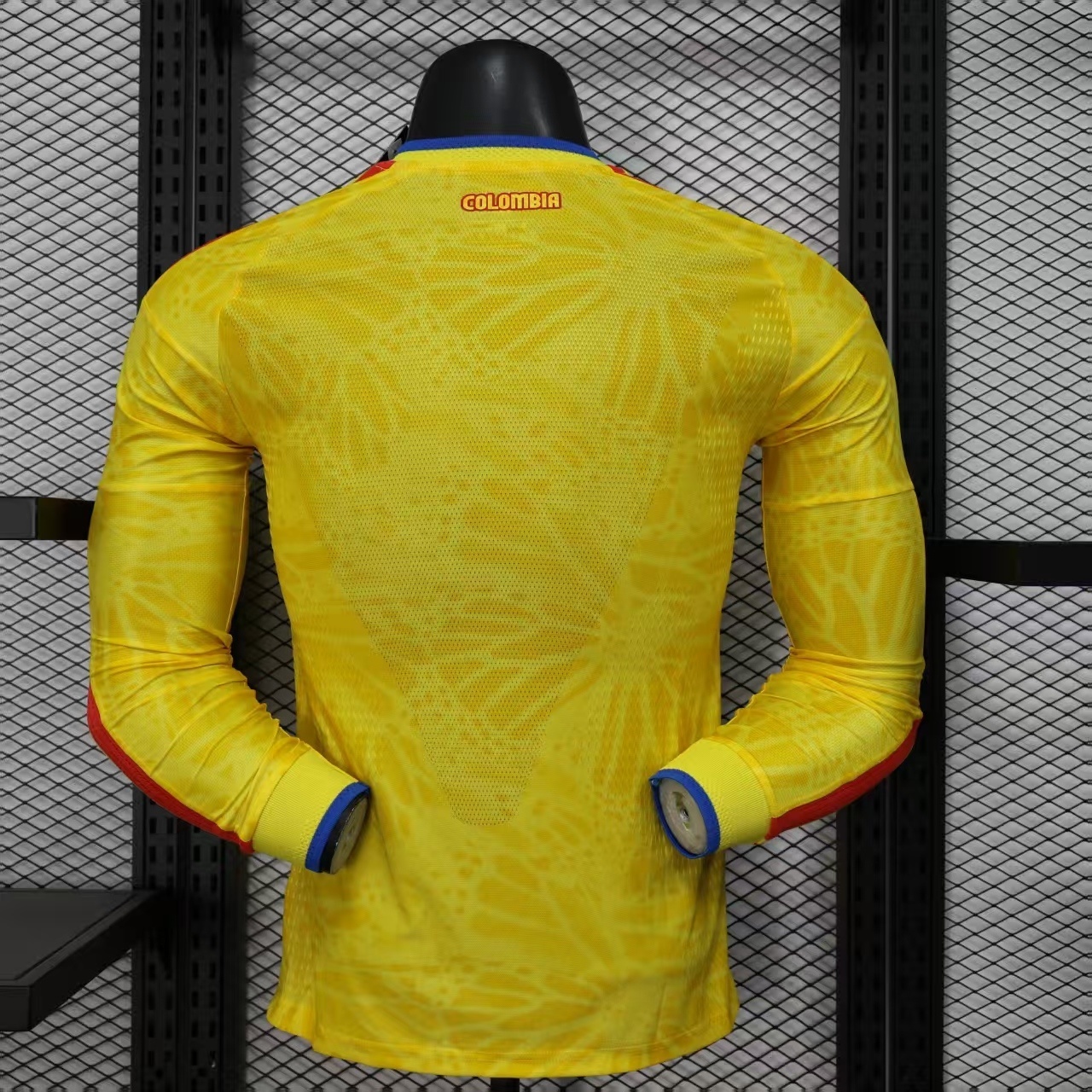 2026 Colombia Home World Cup Jersey Player Version Long Sleeve