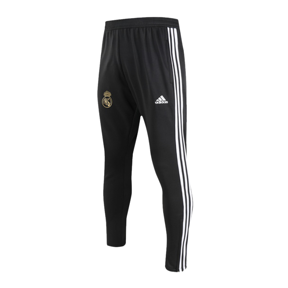 Kids Real Madrid Zipper Sweatshirt Kit(Top+Pants) Black 2023/24