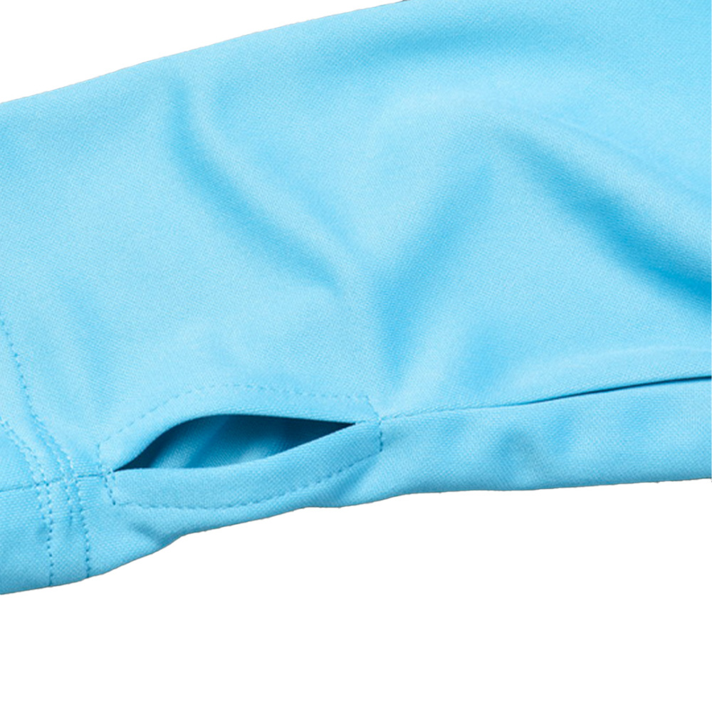 Kids Marseille Zipper Sweatshirt Kit(Top+Pants) Blue 2023/24