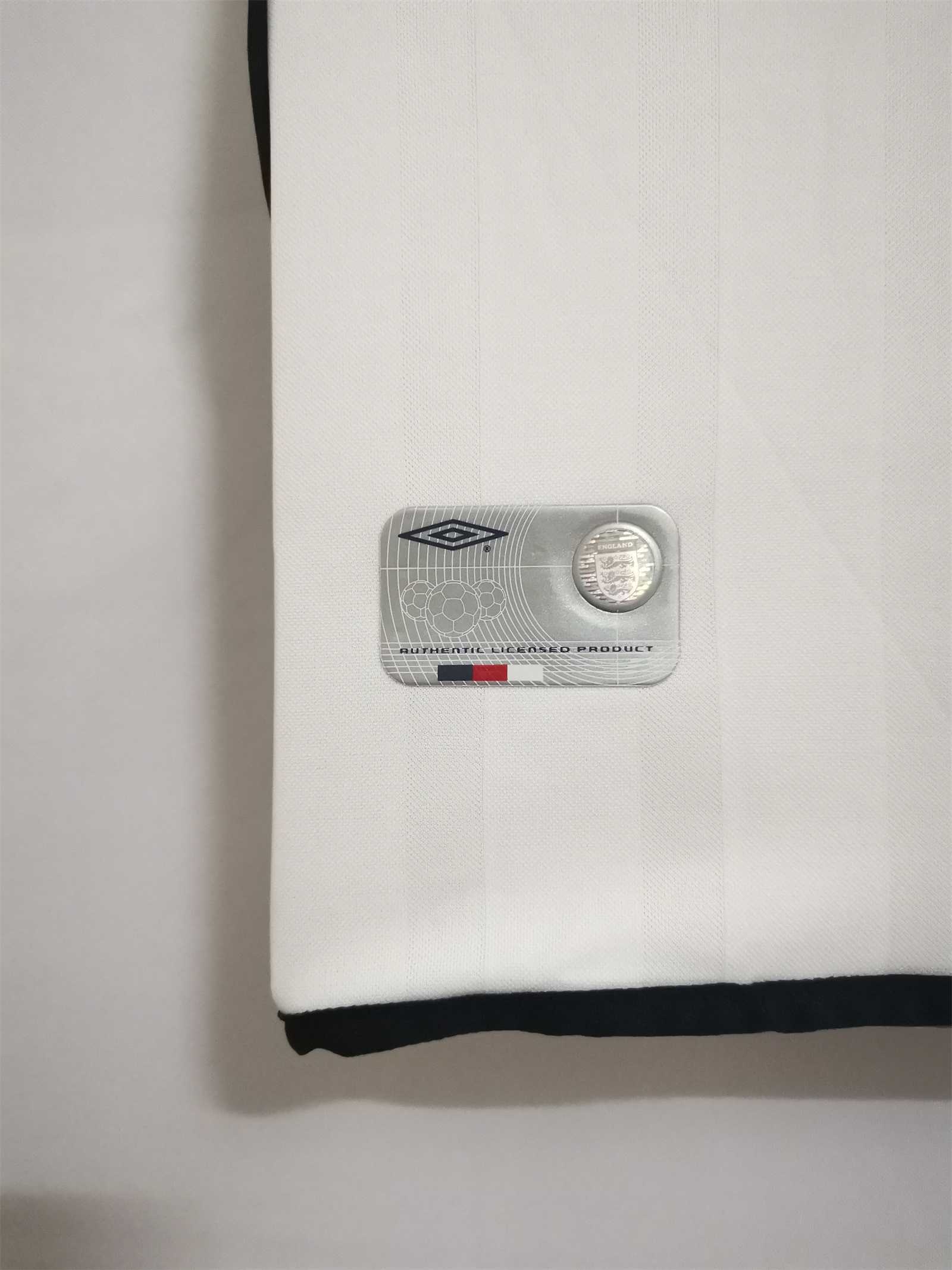 2002 England World Cup Home Retro Jersey