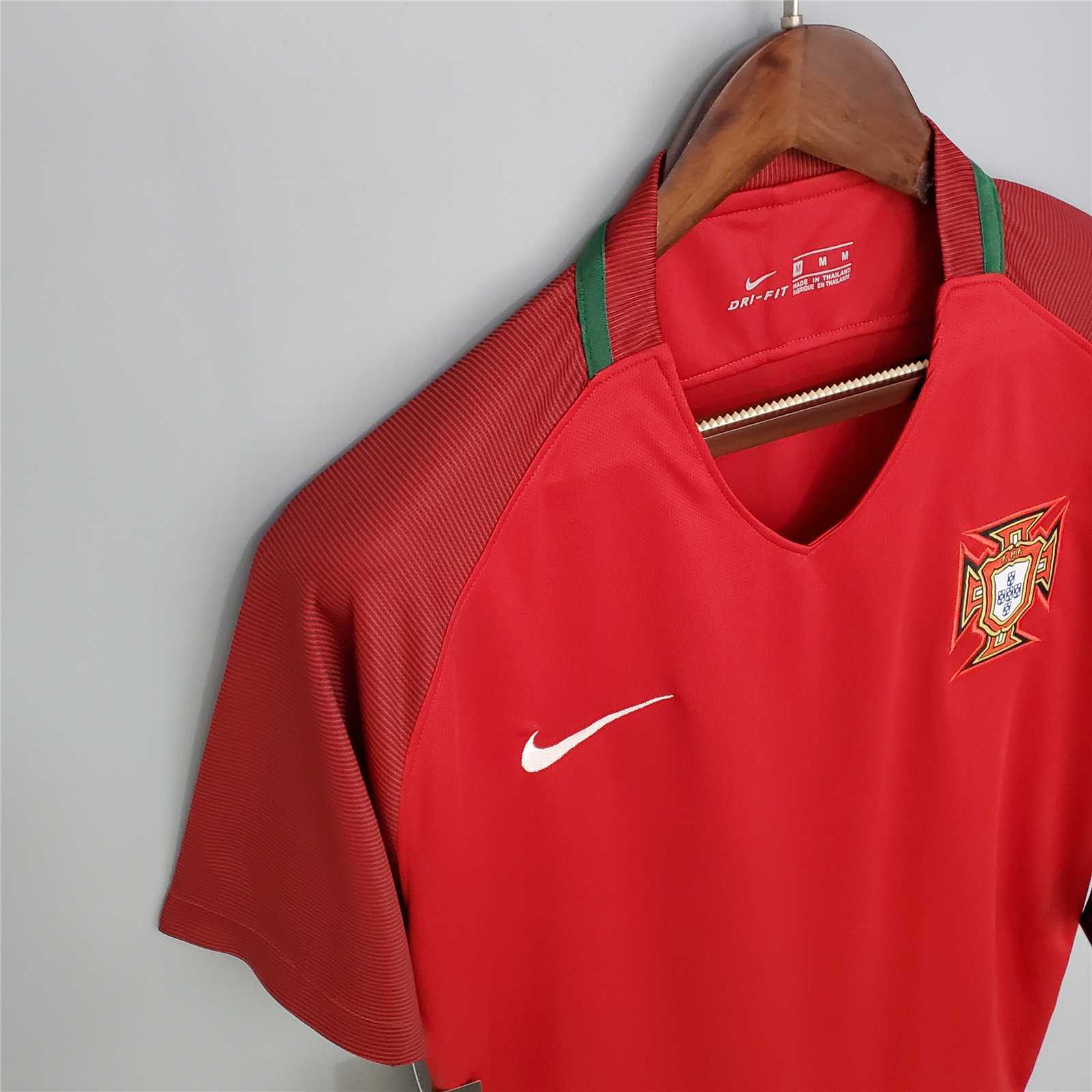 2016 Portugal  Euro Cup Home Retro Jersey