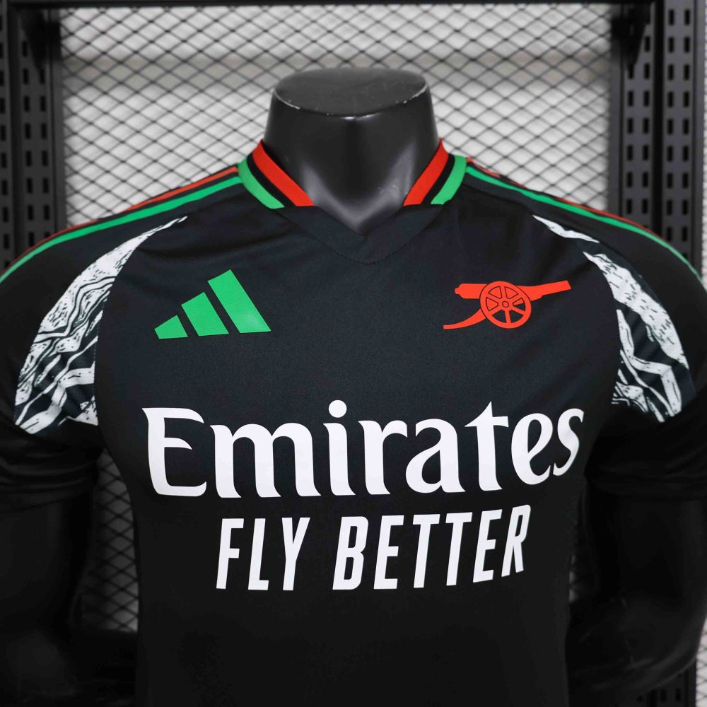 24-25 Arsenal Away Soccer Jersey Play Version