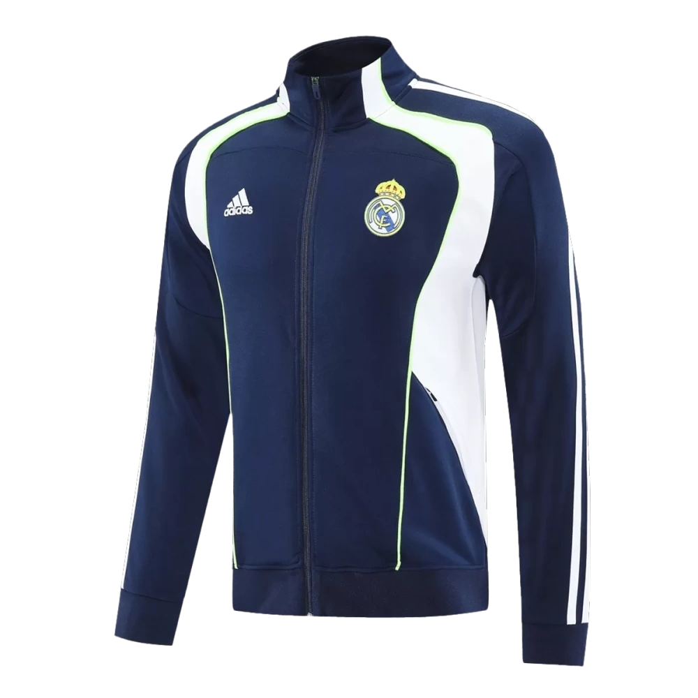 2025-26 Real Madrid Training Tracksuit Kit(Jacket+Pants) 03 Navy