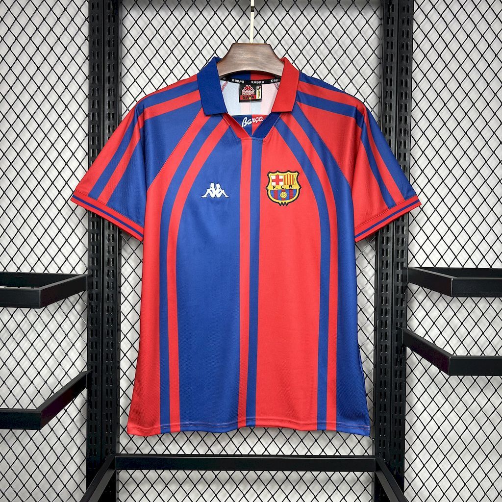 97-98 Barcelona Home Retro Jersey- Classic Style