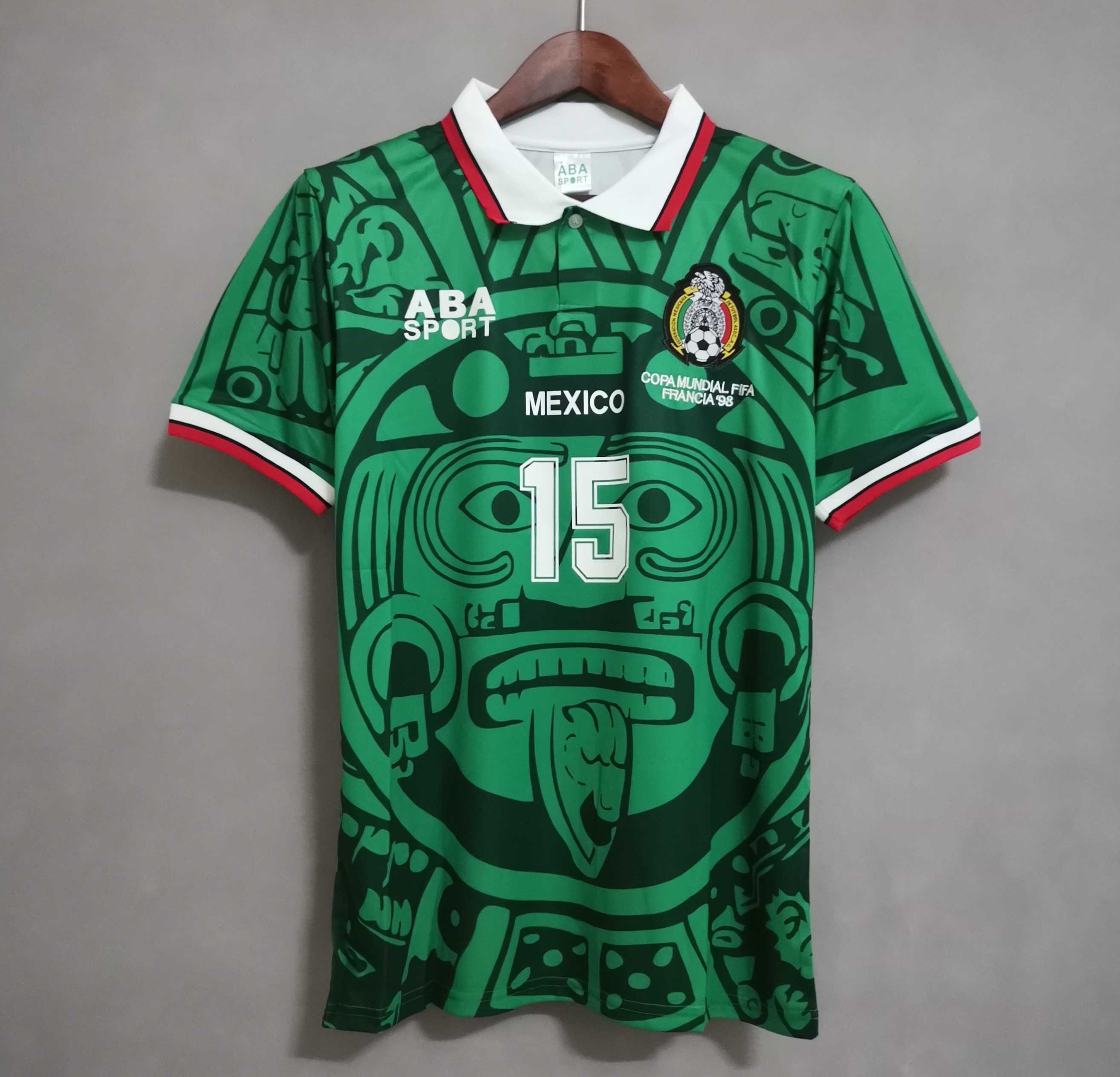 1998 Mexico World Cup Home Retro Jersey