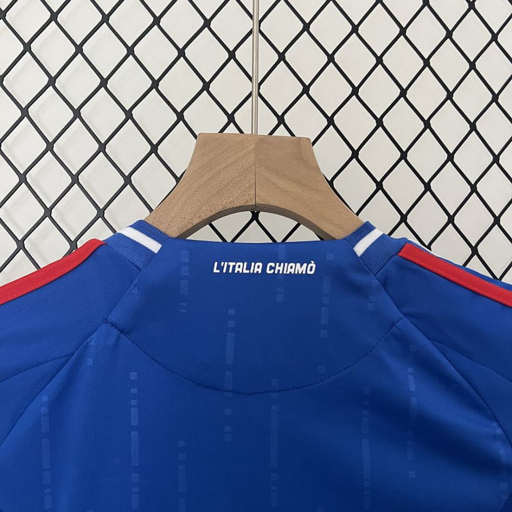 2024 Italy Euro Cup Home Kids Kit Jersey+Shorts