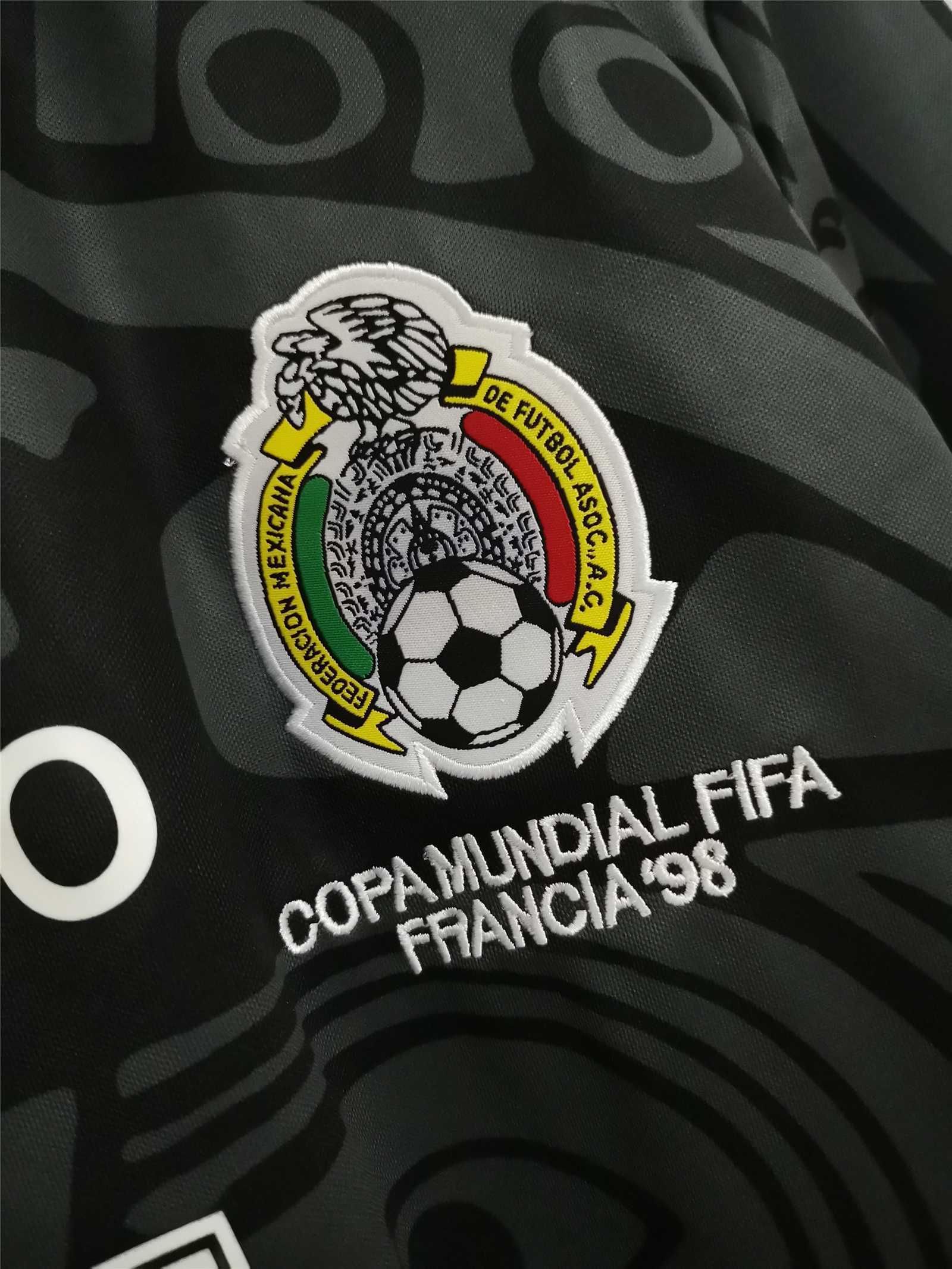 1998 Mexico World Cup Third Away Retro Jersey