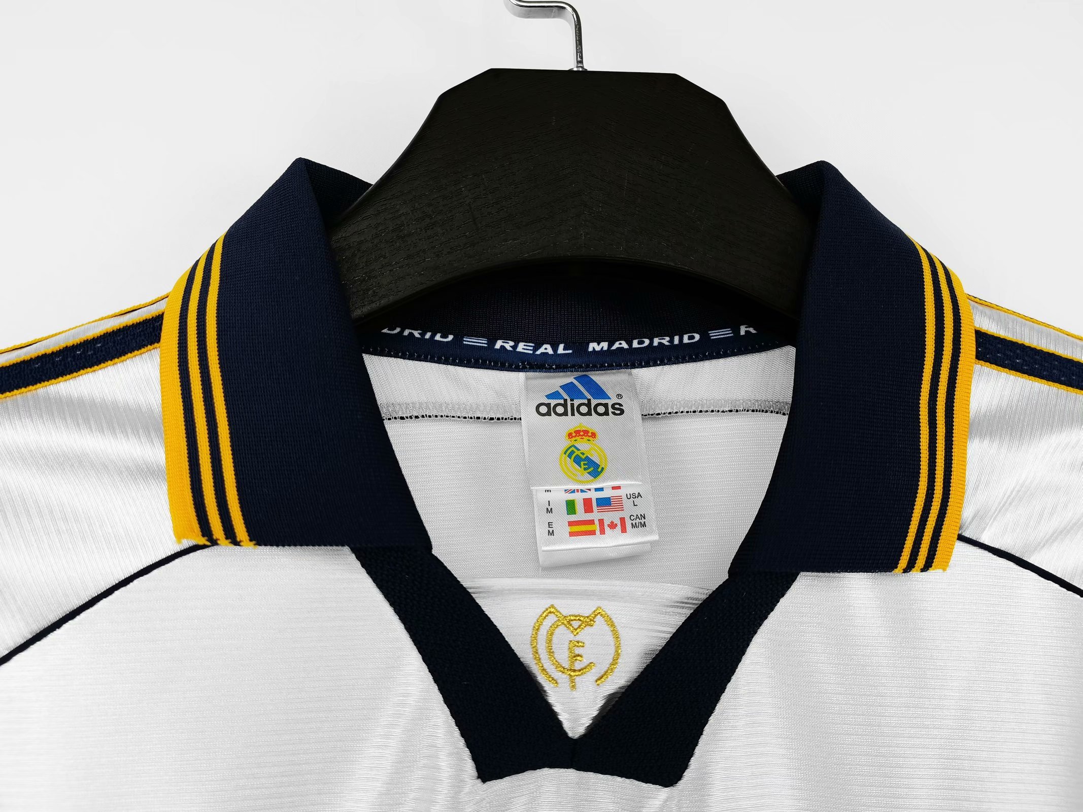 1998/00 Real Madrid Away Retro Jersey