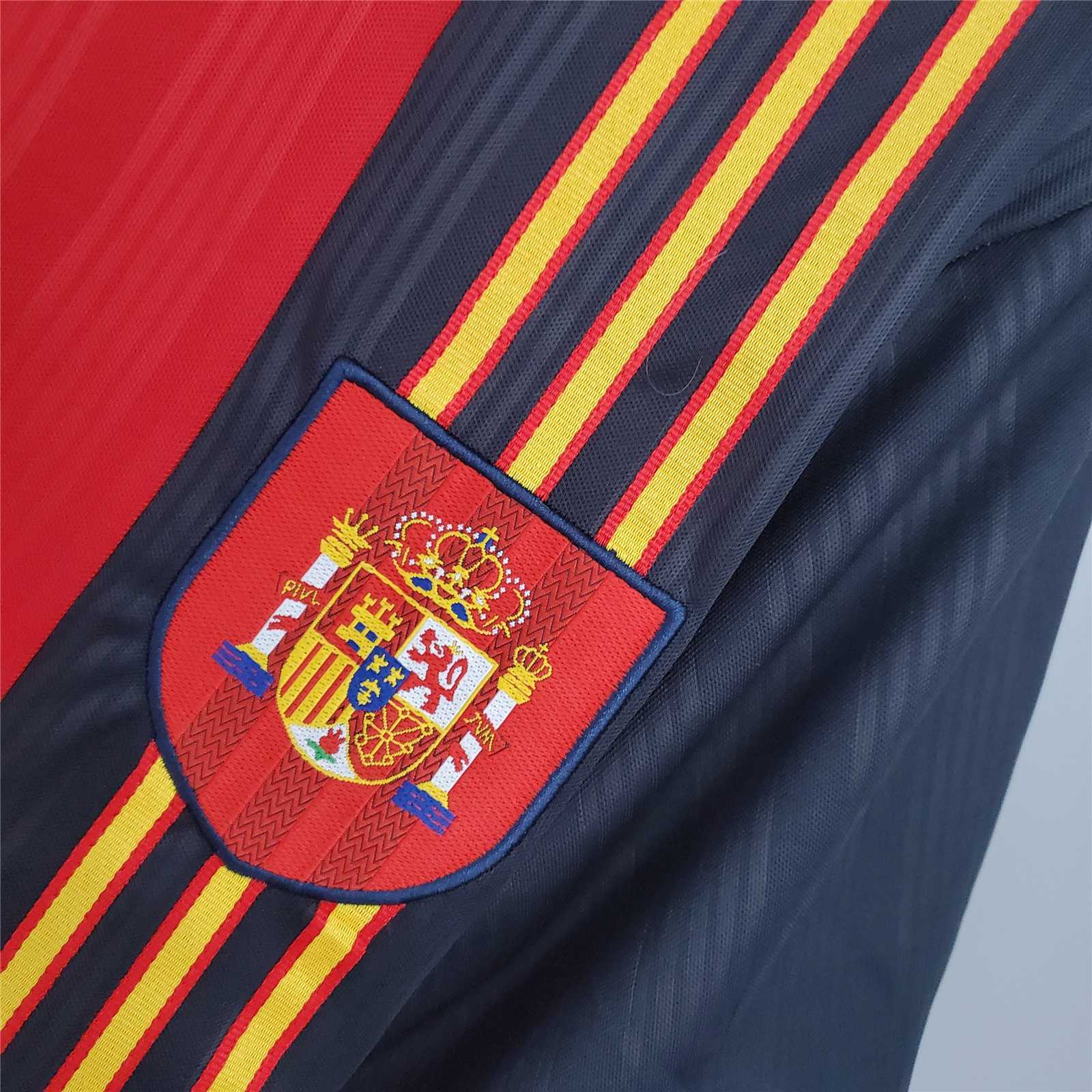 1996 Spain Home Euro Cup Retro Jersey