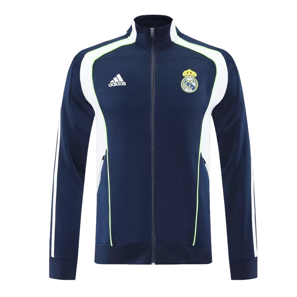 2025-26 Real Madrid Training Tracksuit Kit(Jacket+Pants) 03 Navy