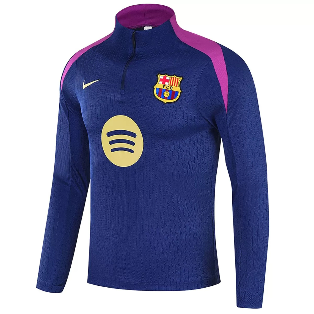 25-26 Barcelona 1/4 Zipper Sweat Kit(Top+Pants) Navy