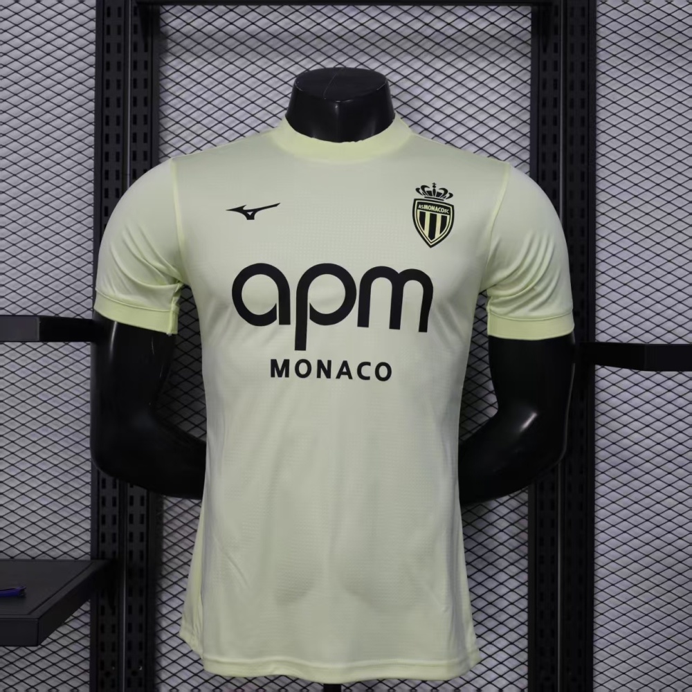 25-26  AS Monaco Second Away Jerseys Player Version