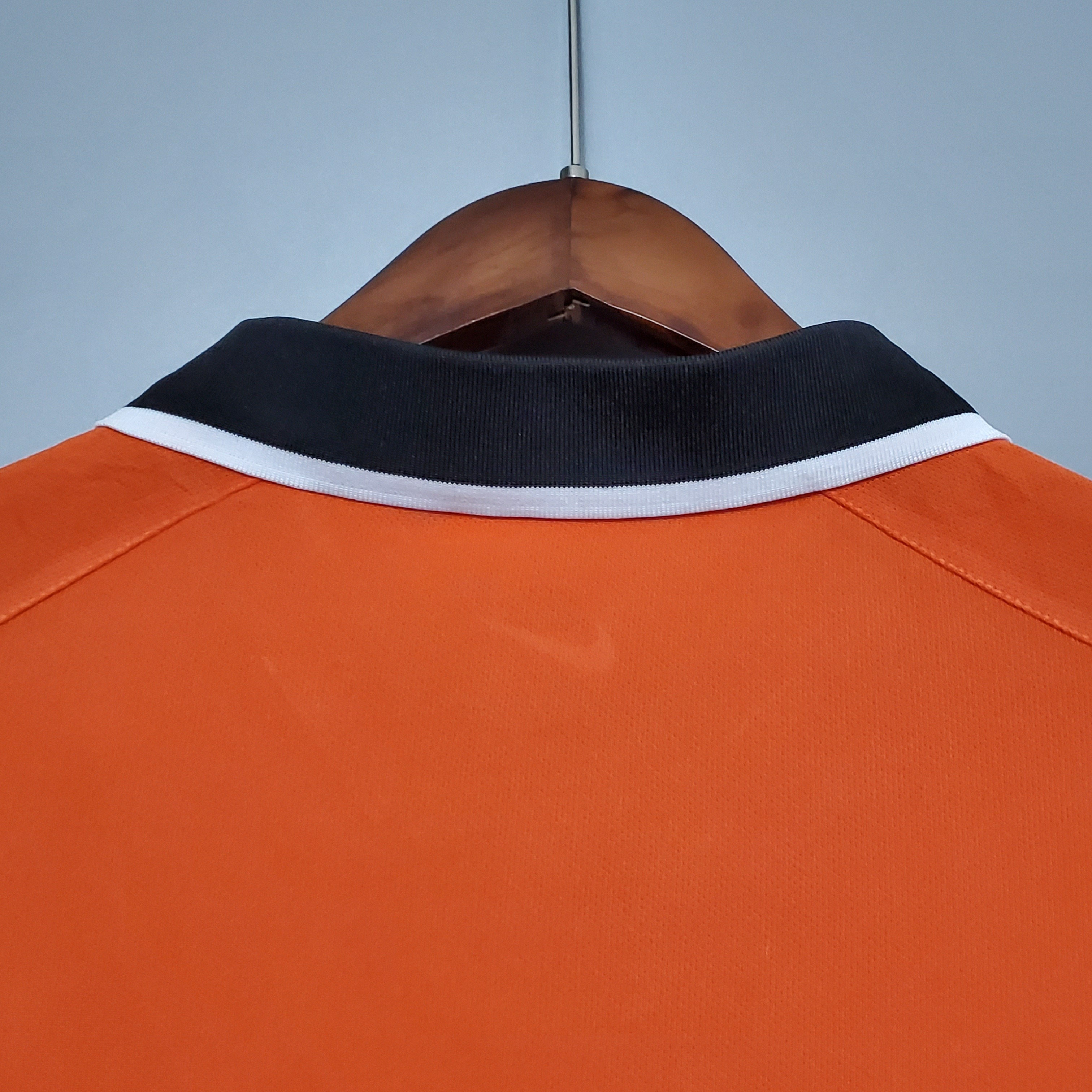 1998 Netherlands  Home World Cup Retro Jersey