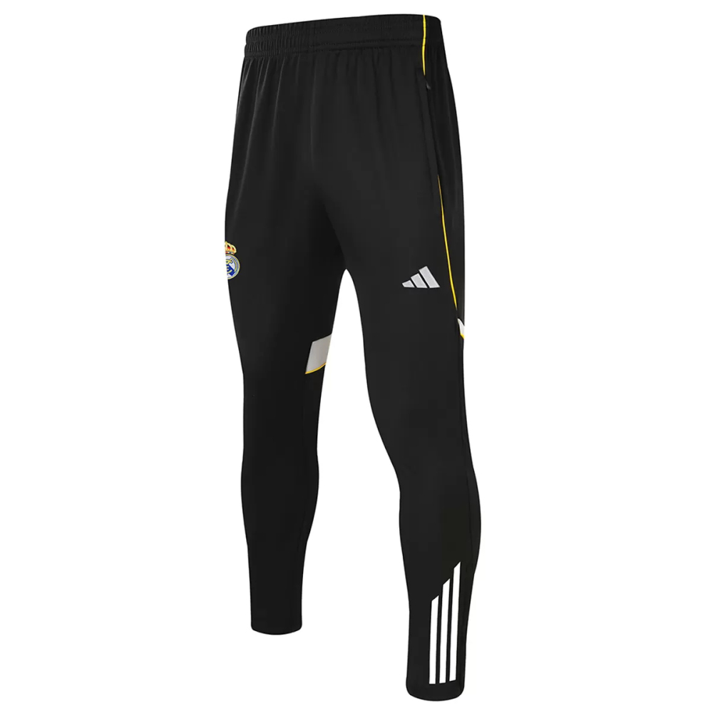 25-26 Real Madrid 1/4 Zipper Sweat Kit(Top+Pants) Black