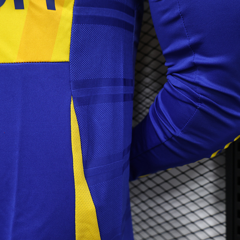 24-25 Boca Juniors  Home Jersey Long Sleeve Player Version