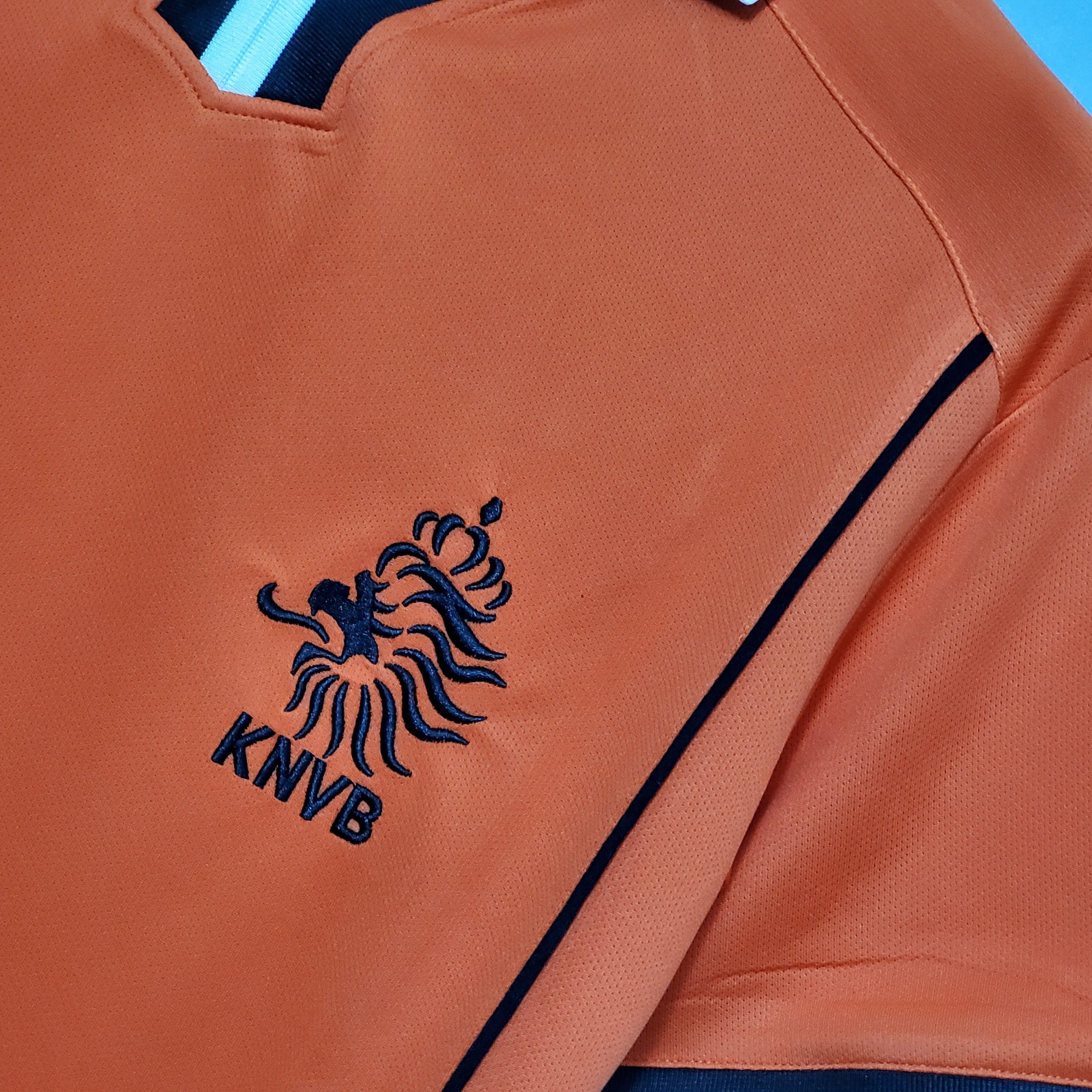 1998 Netherlands  Home World Cup Retro Jersey