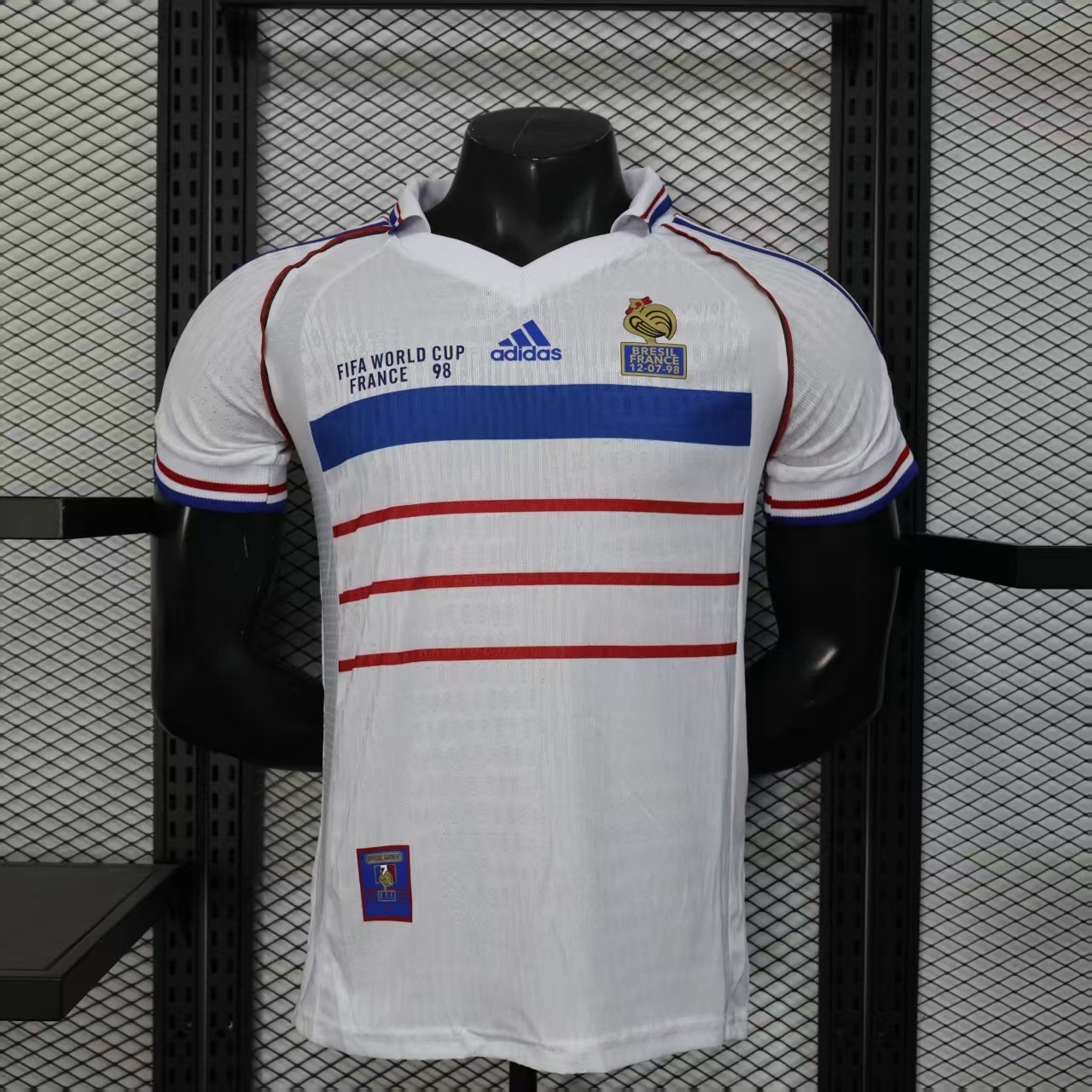 1998 France World Cup Home Retro Jersey Player Edition