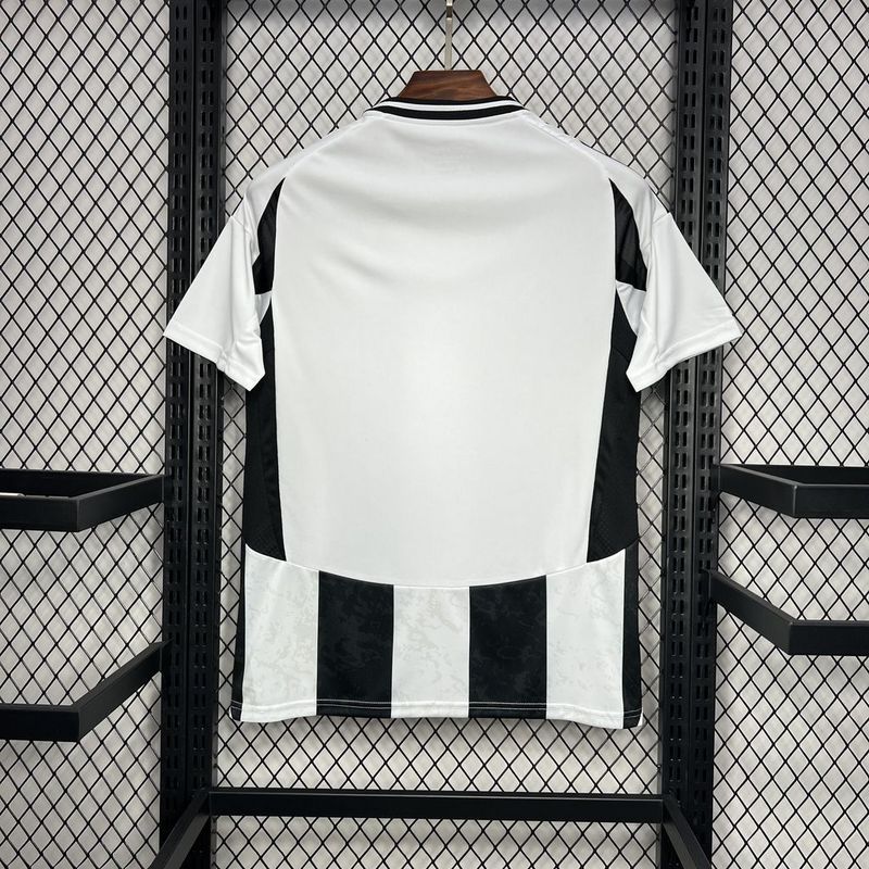 24-25 Juventus Home with Save the Children Sponsor Soccer Jersey
