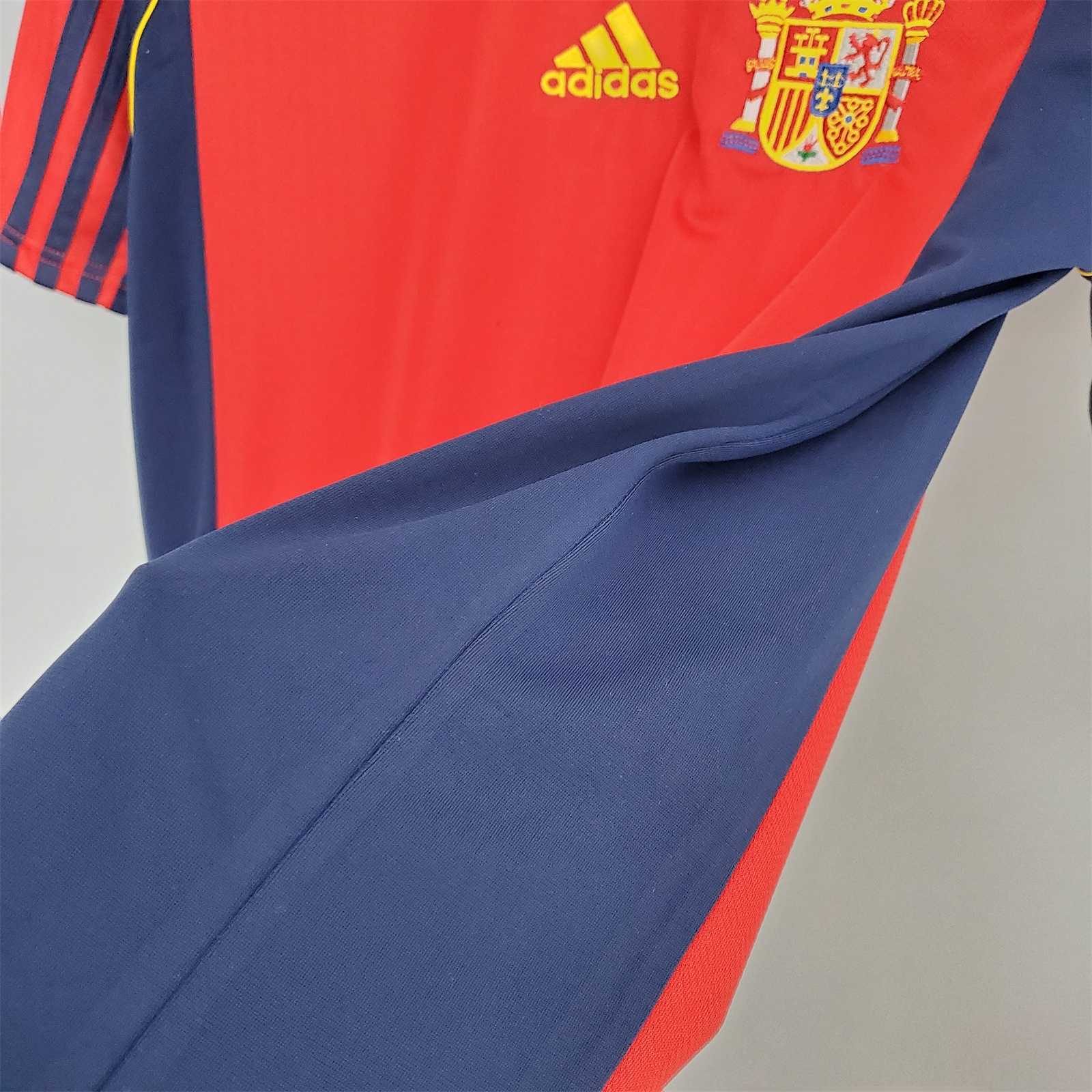 1998 Spain Home World Cup Retro Jersey