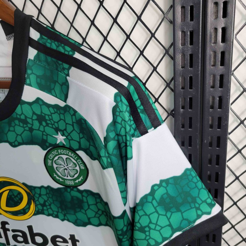23-24 Celtic Home Soccer Kit Jersey+Shorts