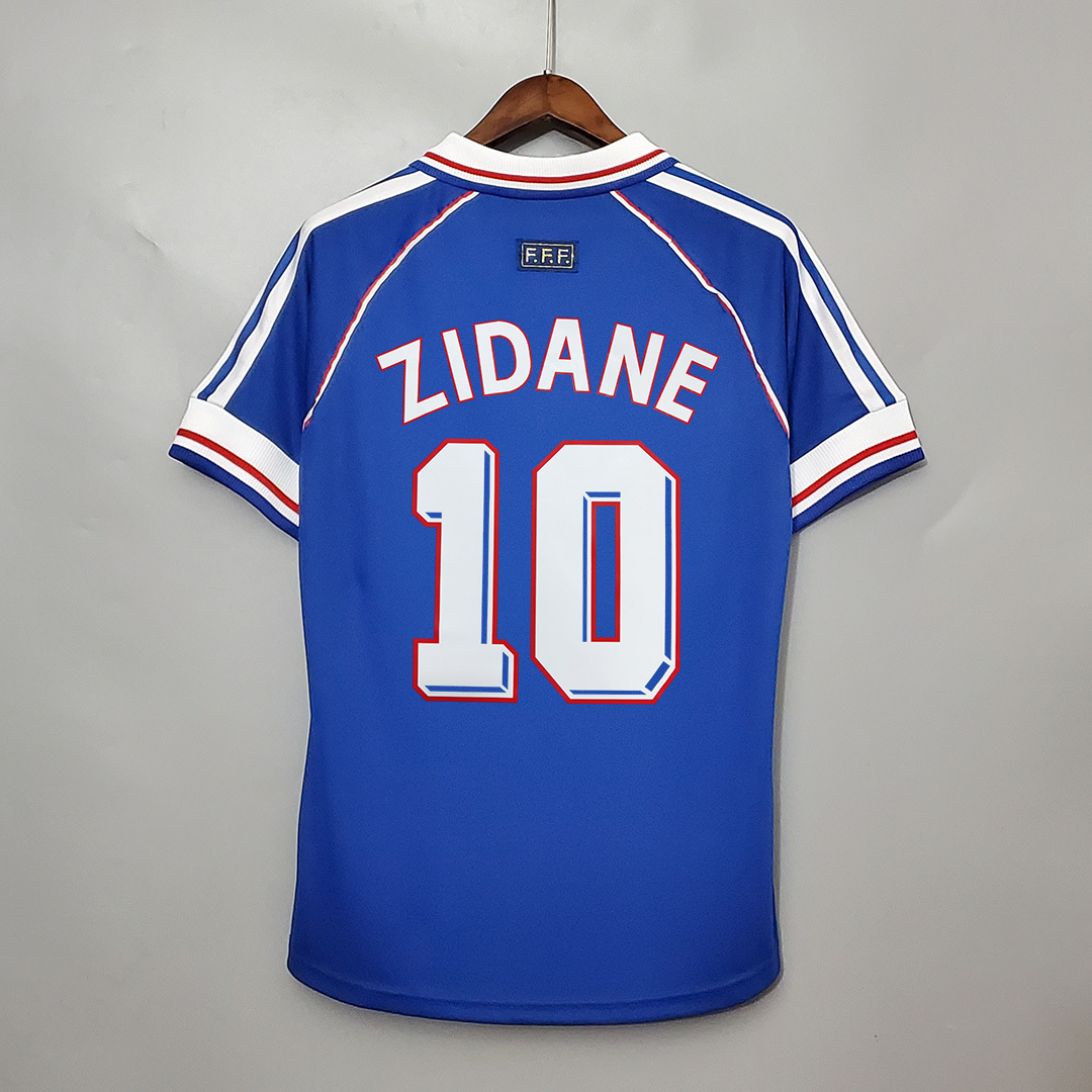 1998 France World Cup Home Retro Jersey