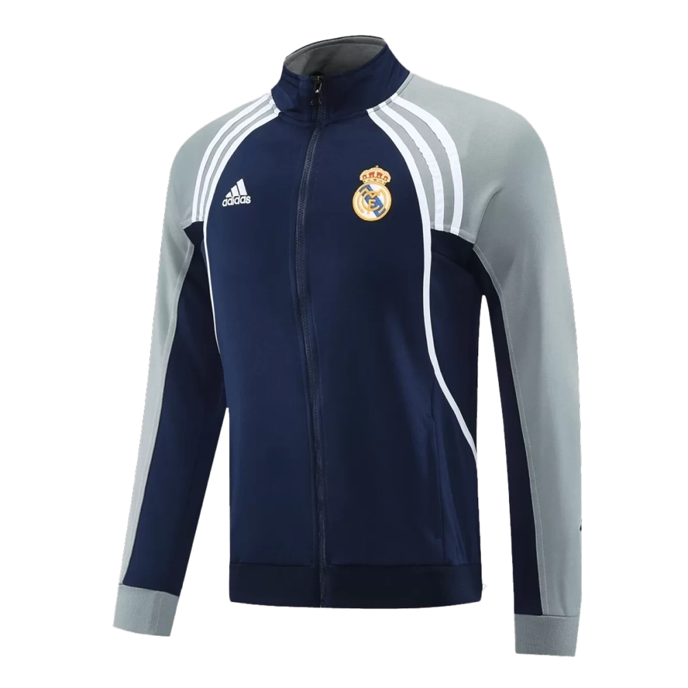 2025-26 Real Madrid Training Tracksuit Kit(Jacket+Pants) 06 Navy
