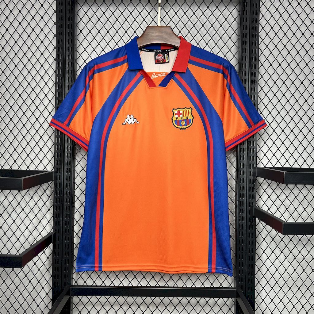 97-98 Barcelona Away Retro Jersey- Classic Style
