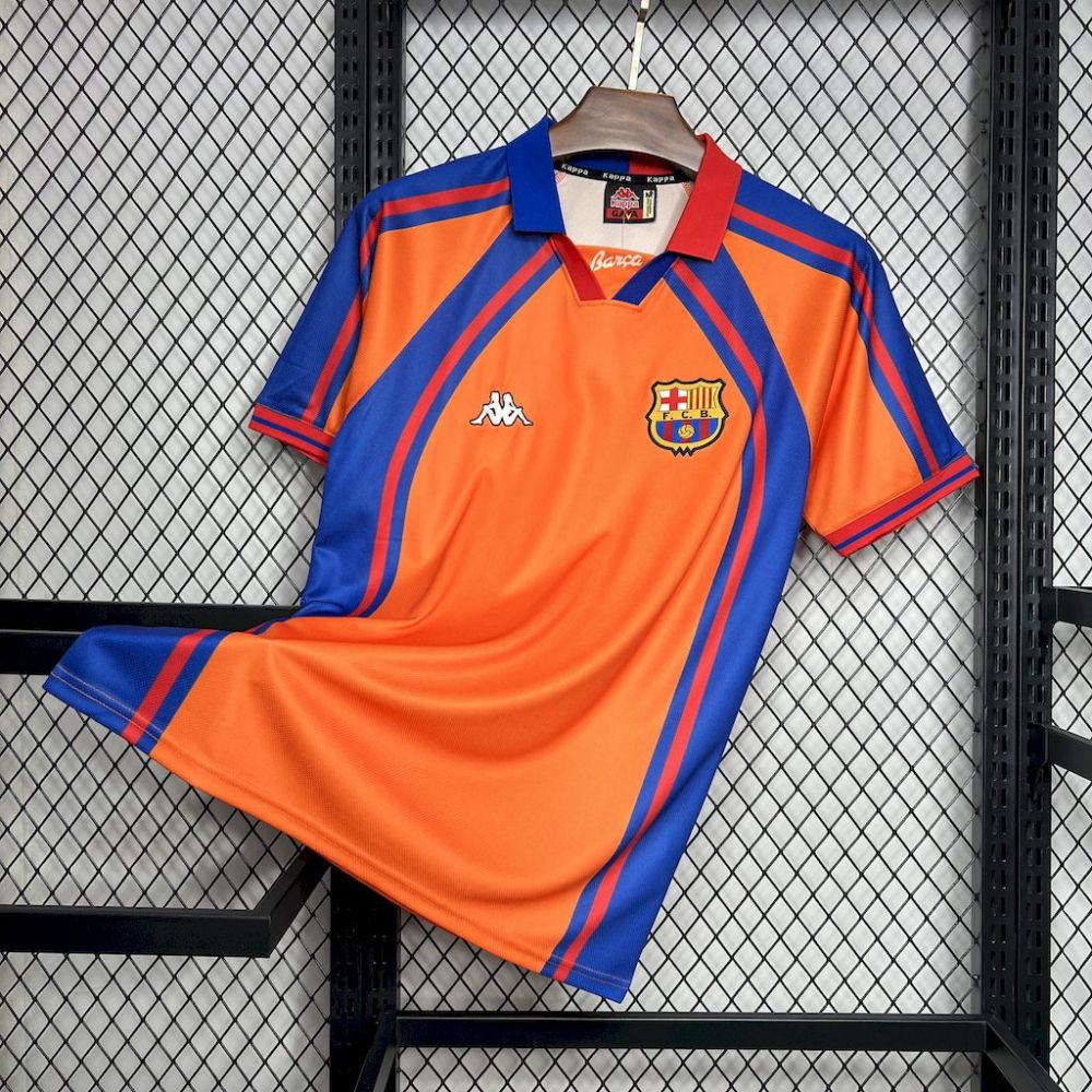97-98 Barcelona Away Retro Jersey- Classic Style