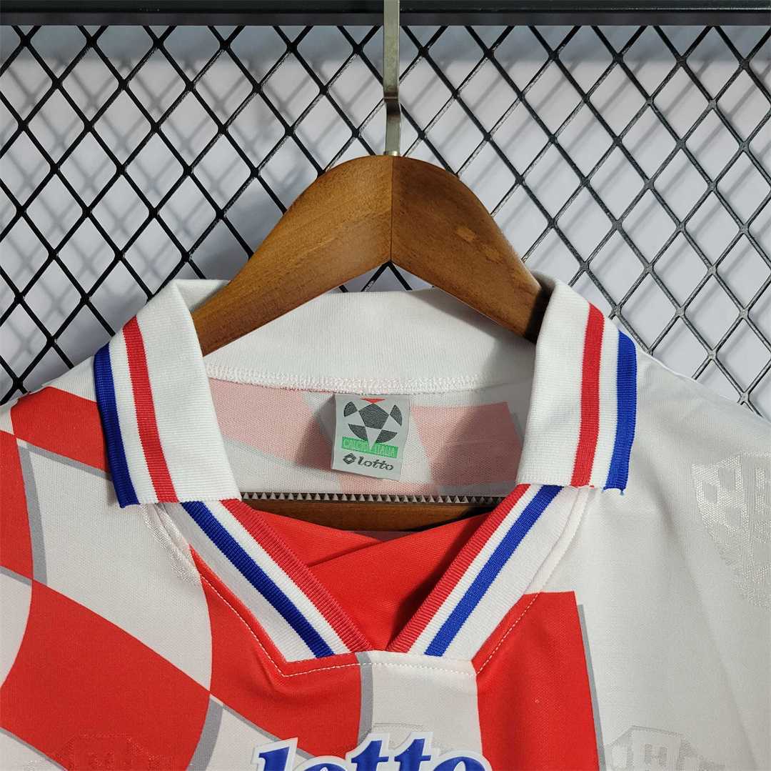 1998 Croatia World Cup Home Retro Jersey