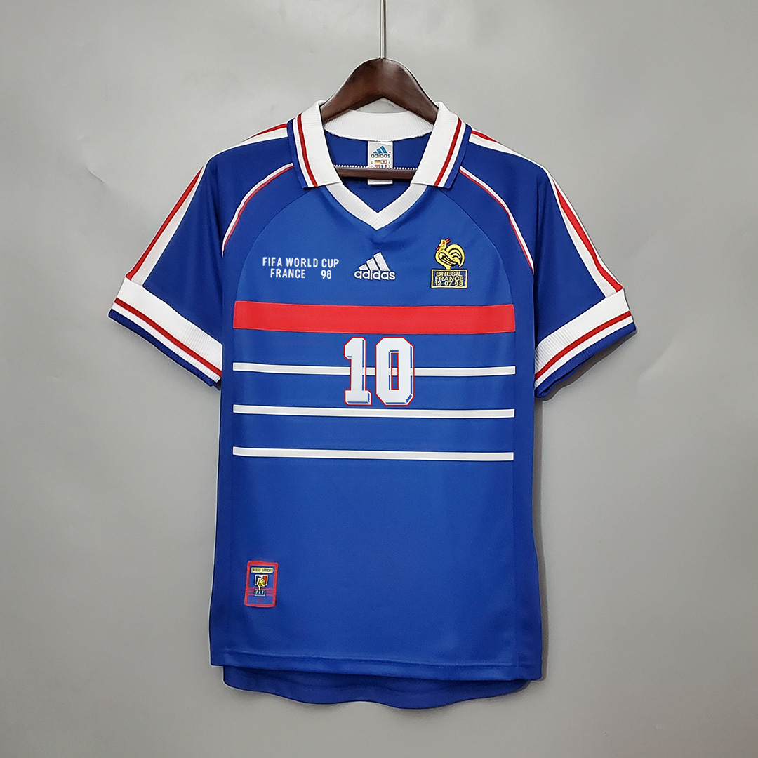 1998 France World Cup Home Retro Jersey
