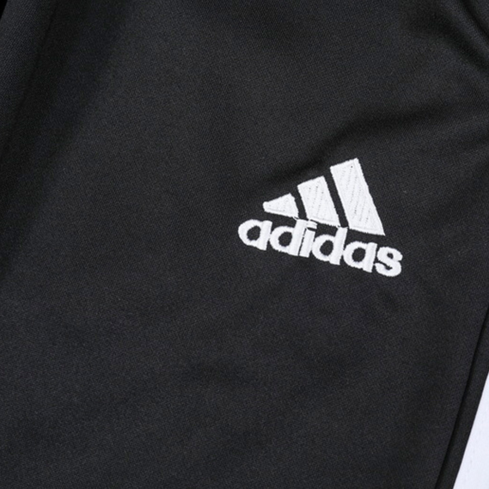 Kids Real Madrid Zipper Sweatshirt Kit(Top+Pants) Black 2023/24