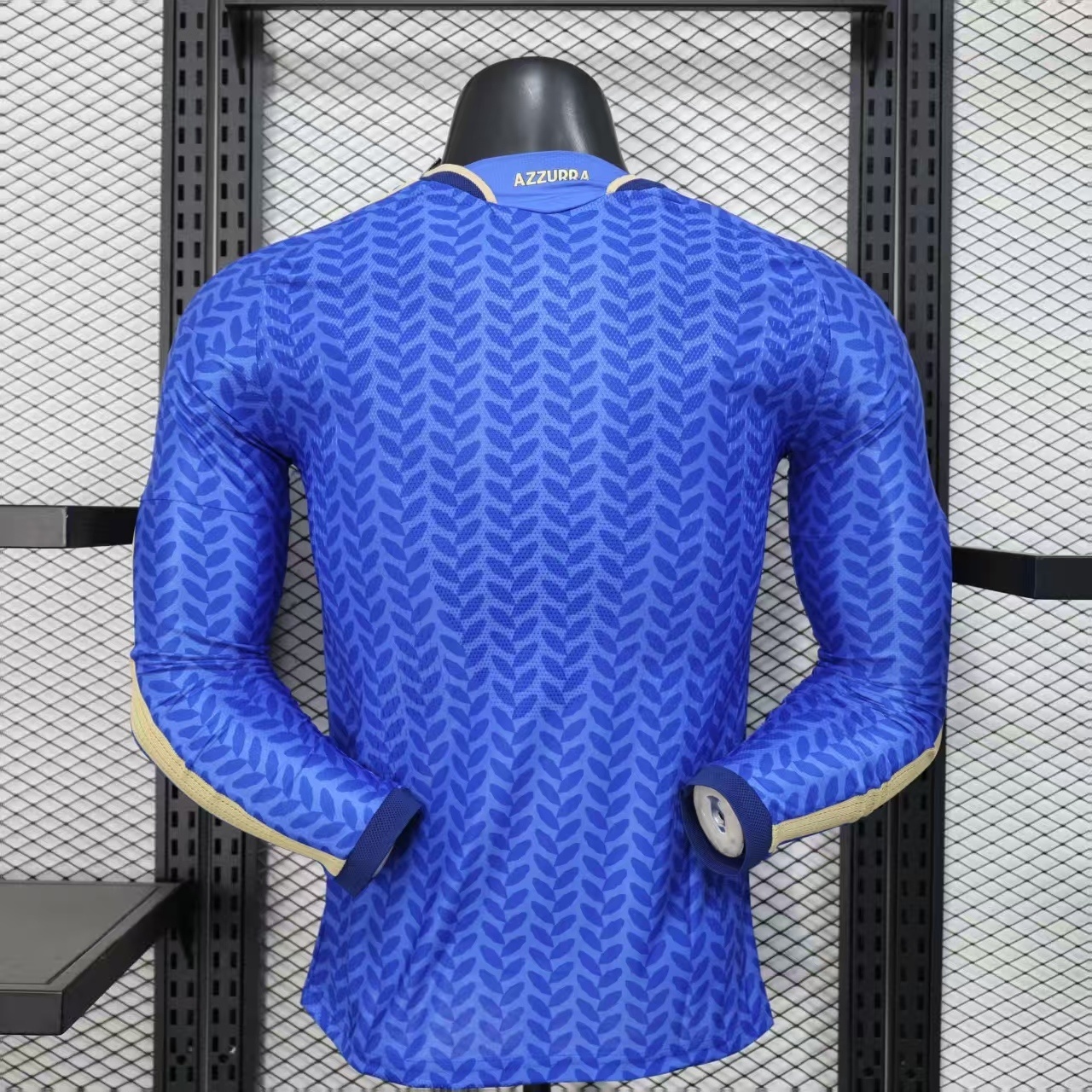 2025-26 Italy World Cup Home Jersey Player Version Long Sleeve