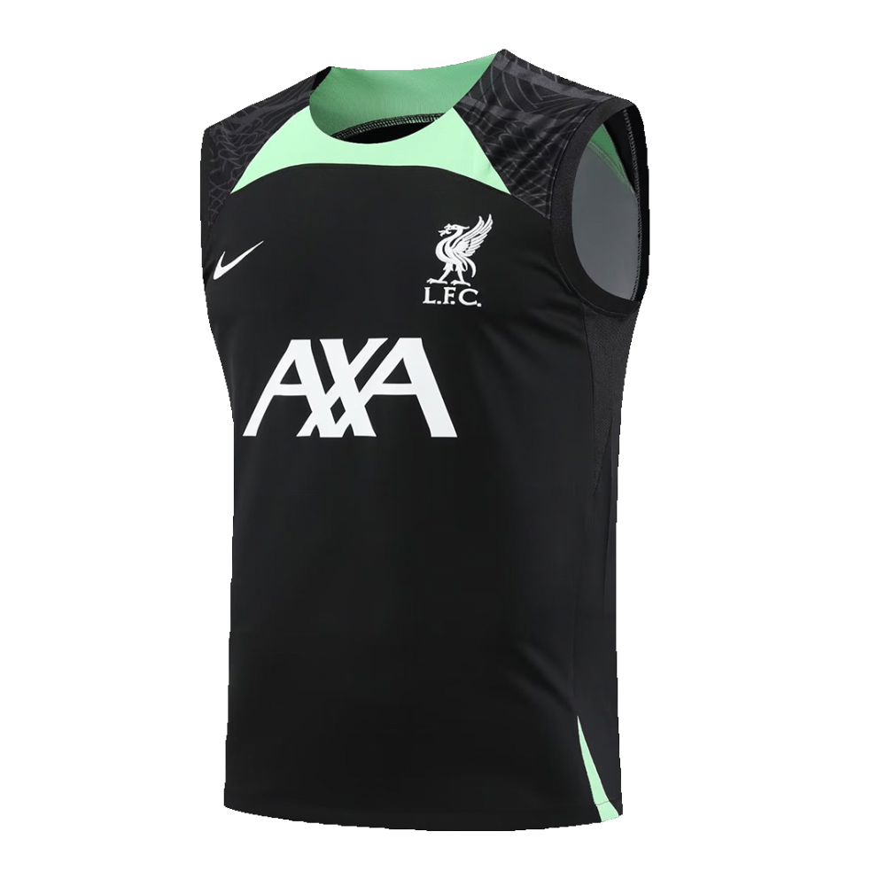 Liverpool Sleeveless Training Kit (Top+Shorts) Black 2023/24
