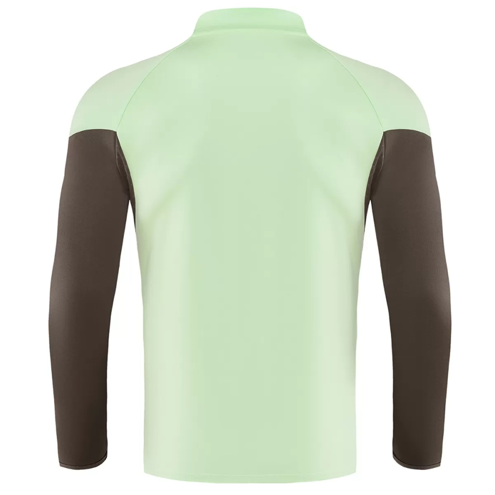25-26 Real Madrid 1/4 Zipper Sweat Kit(Top+Pants) Green