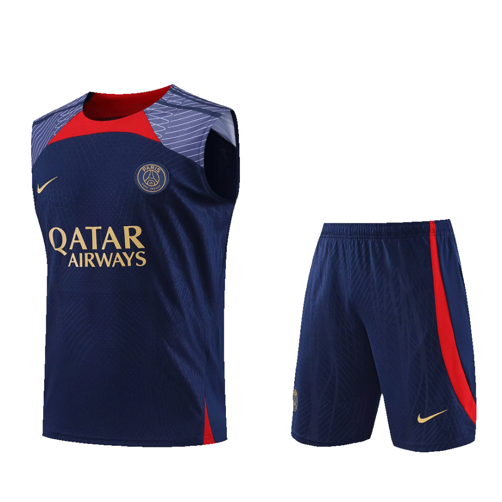 PSG Sleeveless Training Kit (Top+Shorts) 2023/24