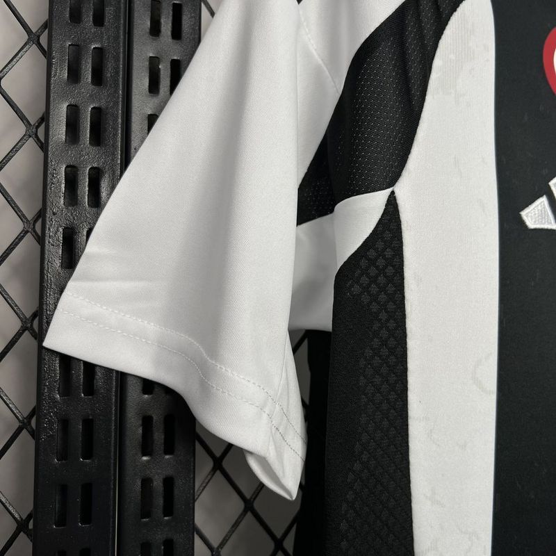 24-25 Juventus Home with Save the Children Sponsor Soccer Jersey