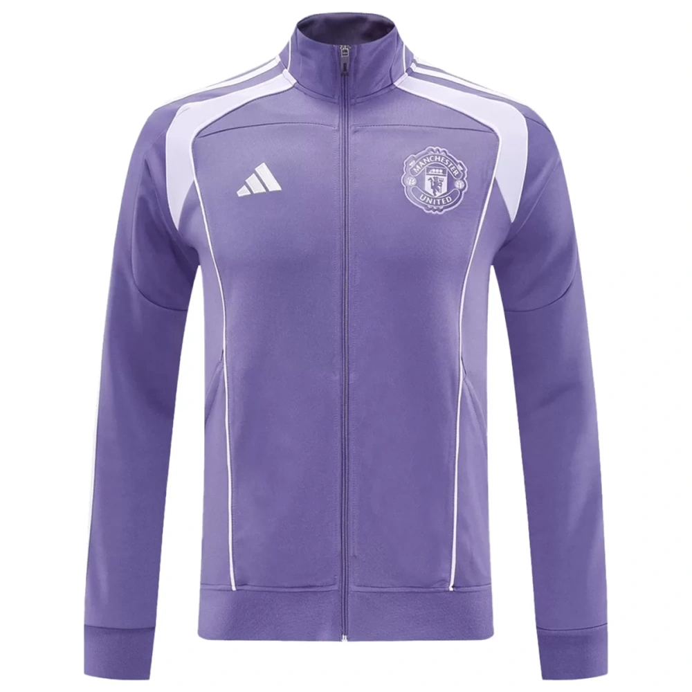 25-26 Manchester United Training Tracksuit Kit(Jacket+Pants) Purple