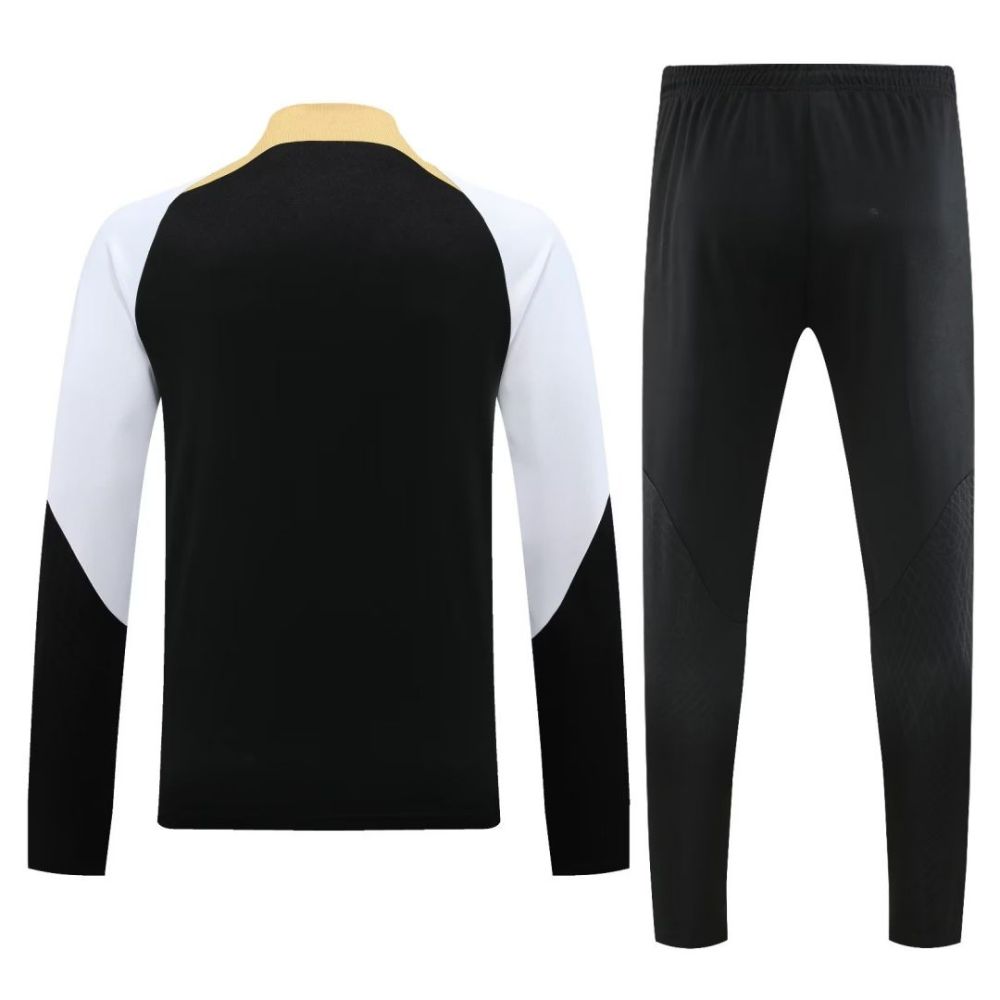 Chelsea Zipper Sweatshirt Kit(Top+Pants) Black 2023/24