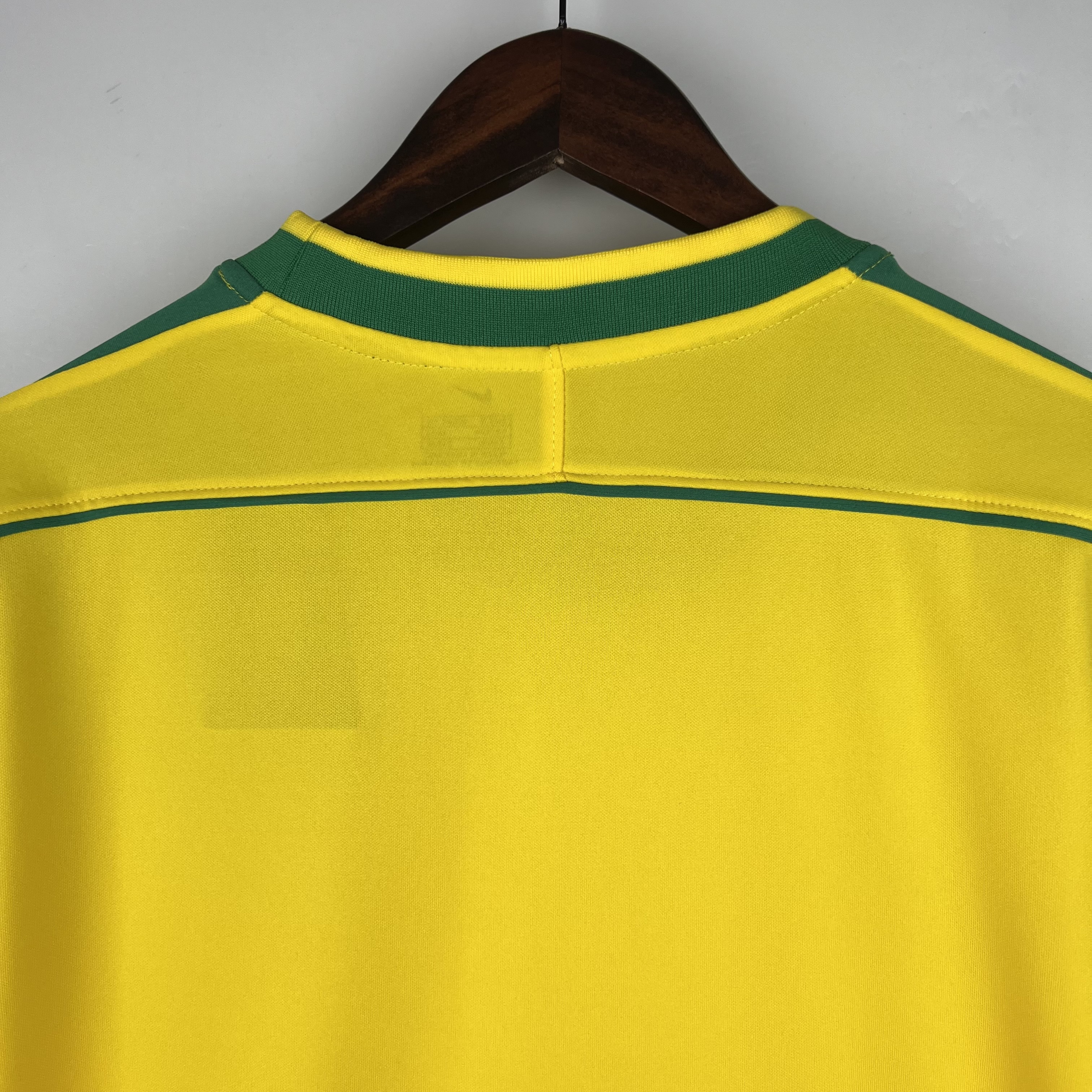 1998 Brazil World Cup Home Retro Jersey Long Sleeve