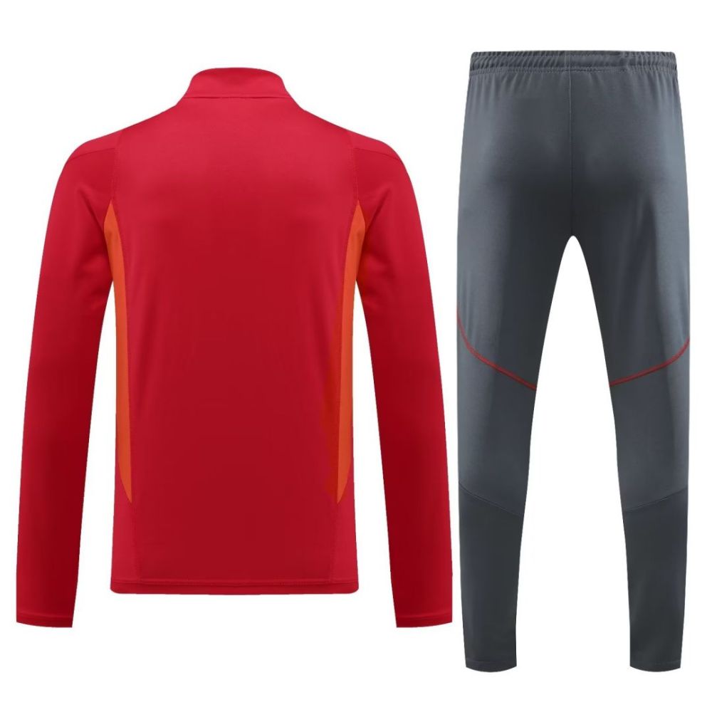Arsenal Zipper Sweatshirt Kit(Top+Pants) Red 2023/24