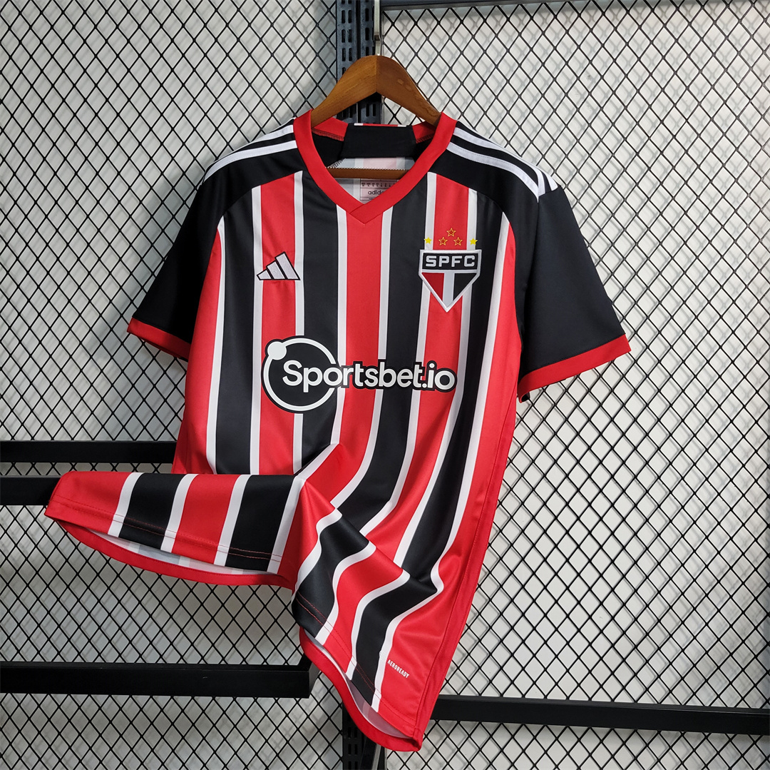 23-24 Sao Paulo FC Away Soccer Jersey