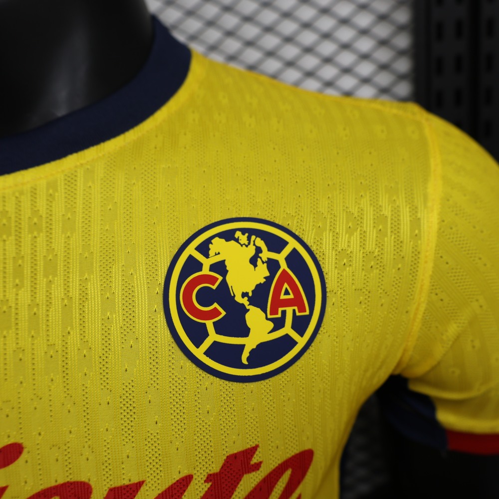 24-25 Club America  Home Soccer Jersey Player Version