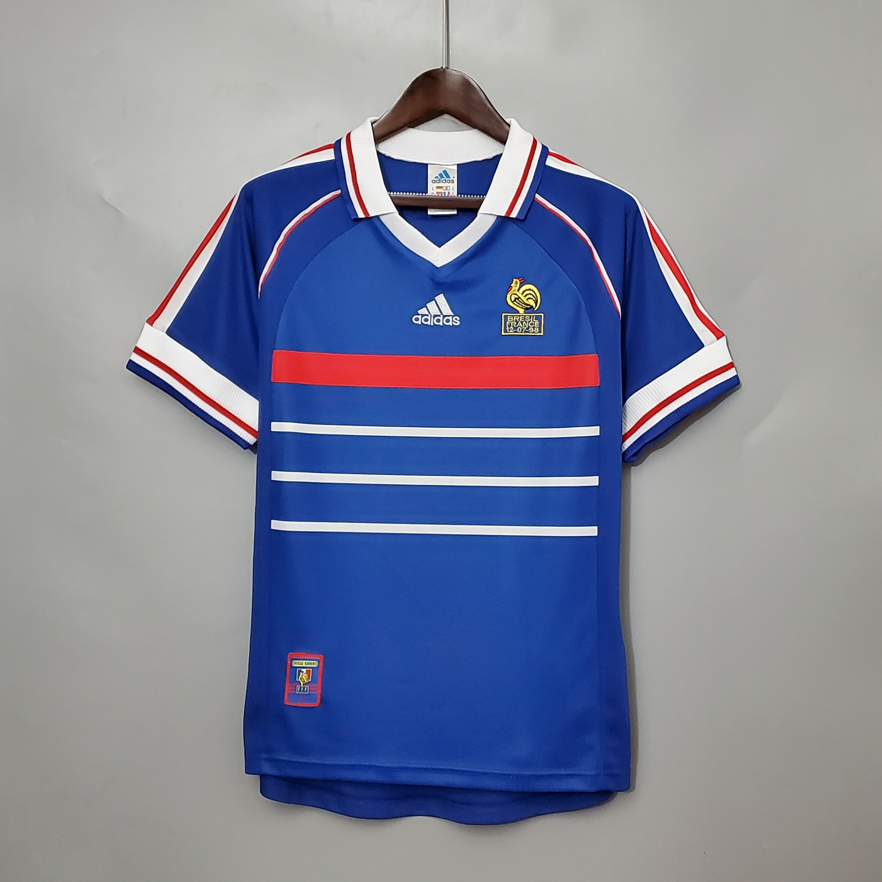 1998 France World Cup Home Retro Jersey