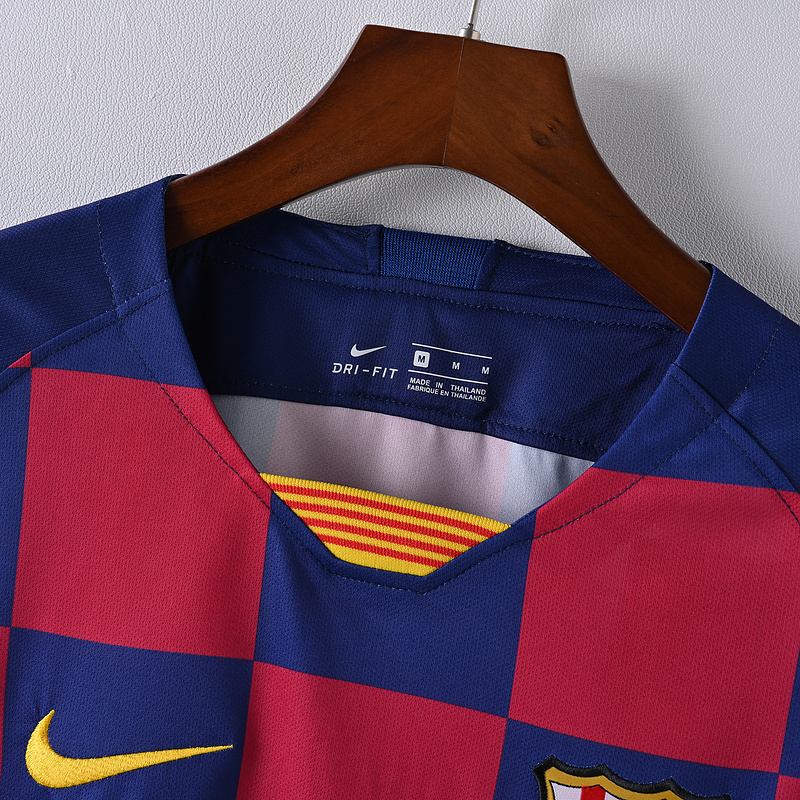 2019-20 Barcelona Home Soccer Retro Jersey