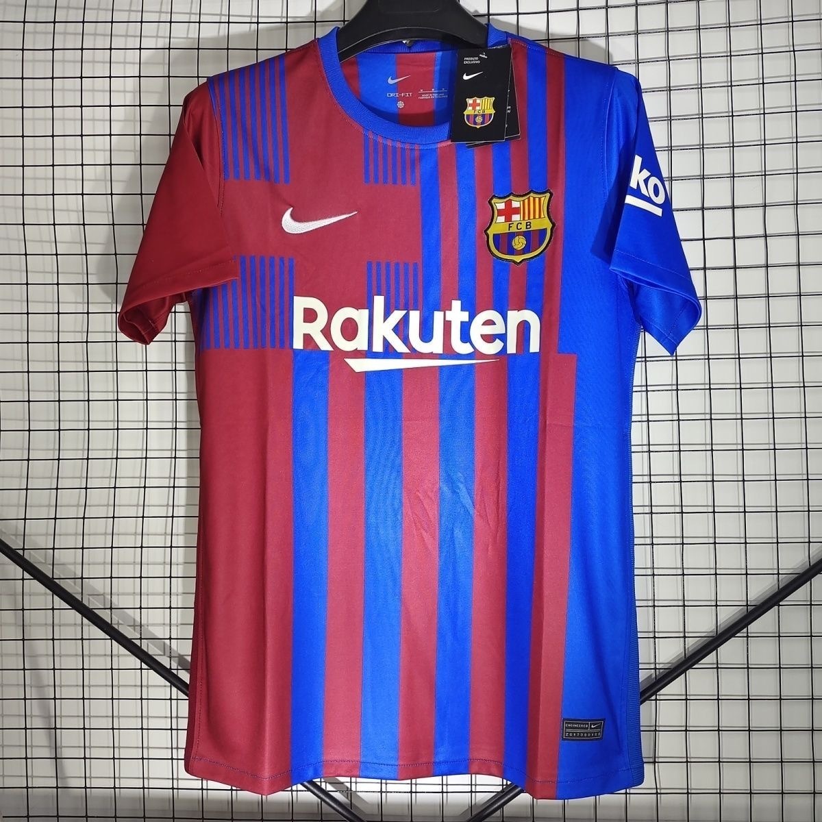 2021-22 Barcelona Home Soccer Retro Jersey