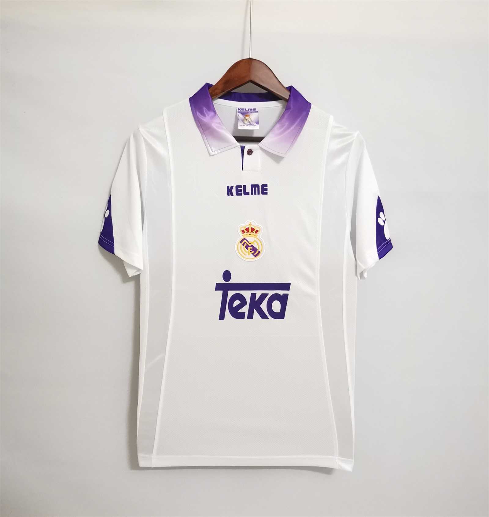 1997-98 Real Madrid Home Retro Jersey
