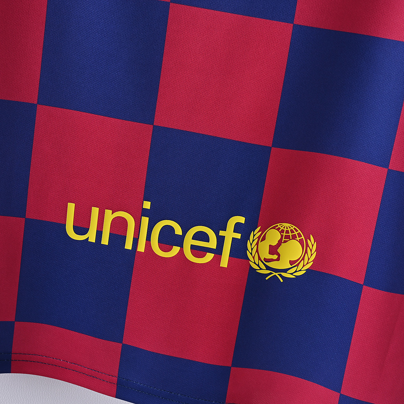 2019-20 Barcelona Home Soccer Retro Jersey