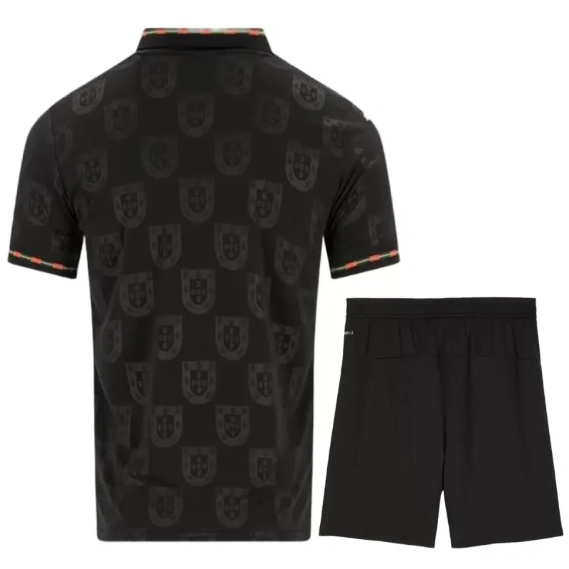 2026 Portugal 'Black Panther' Special Edition Soccer Kit Jersey+Shorts