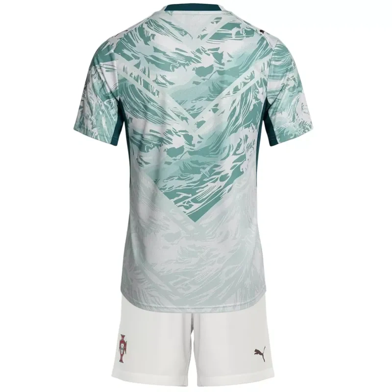 2026 Portugal Away World Cup Soccer Kids Kit Jersey+Shorts
