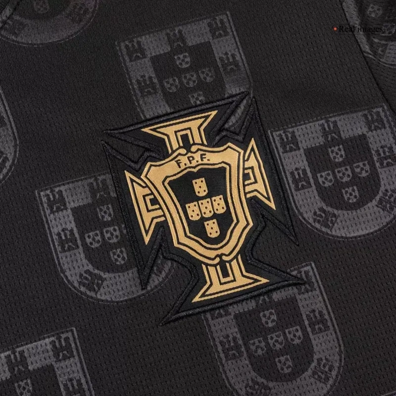 2026 Portugal 'Black Panther' Special Edition Soccer Kit Jersey+Shorts